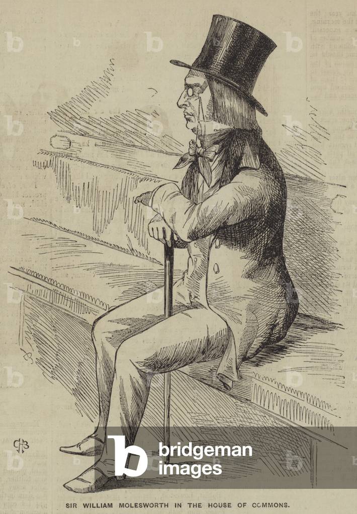Sir William Molesworth in the House of Commons (engraving)