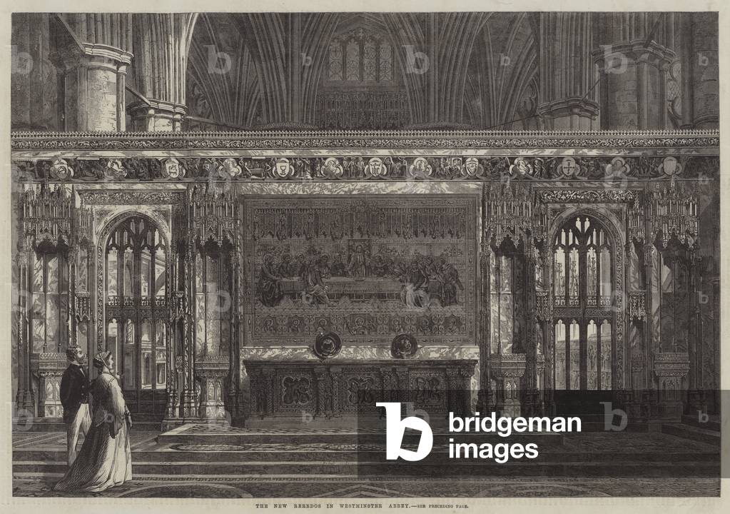 The New Reredos in Westminster Abbey (engraving)