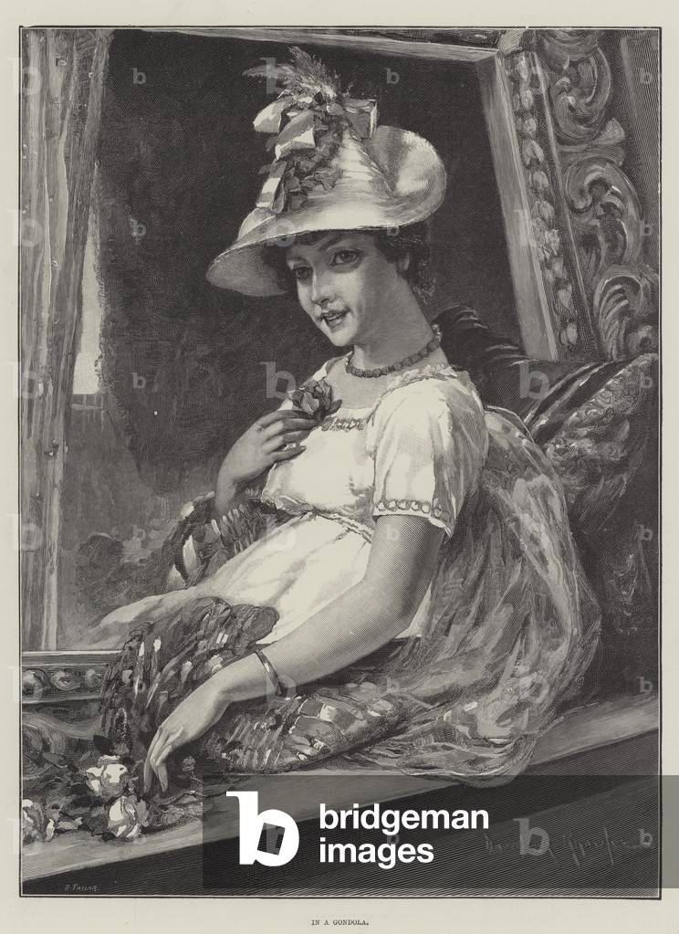 In a Gondola (engraving)