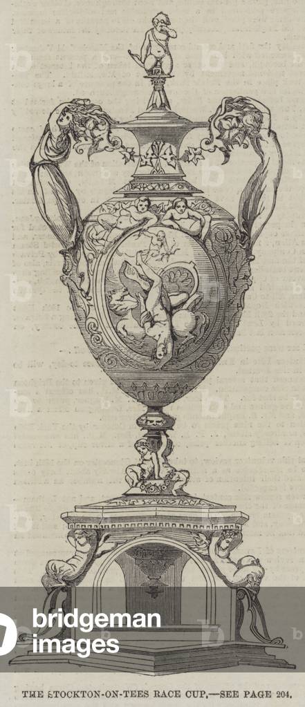 The Stockton-on-Tees Race Cup (engraving)