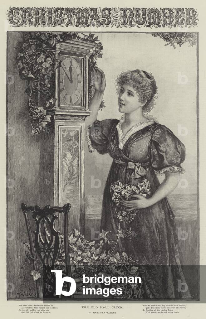 The Old Hall Clock (engraving)