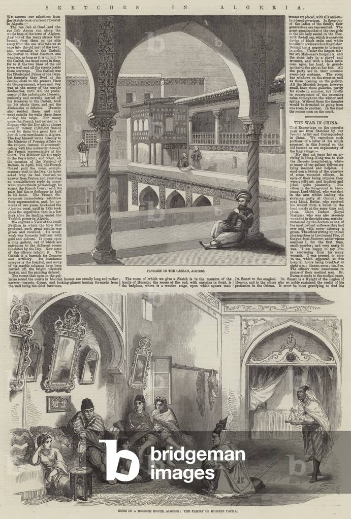 Sketches in Algeria (engraving)