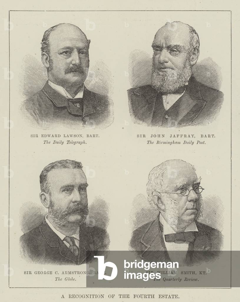 A Recognition of the Fourth Estate (engraving)