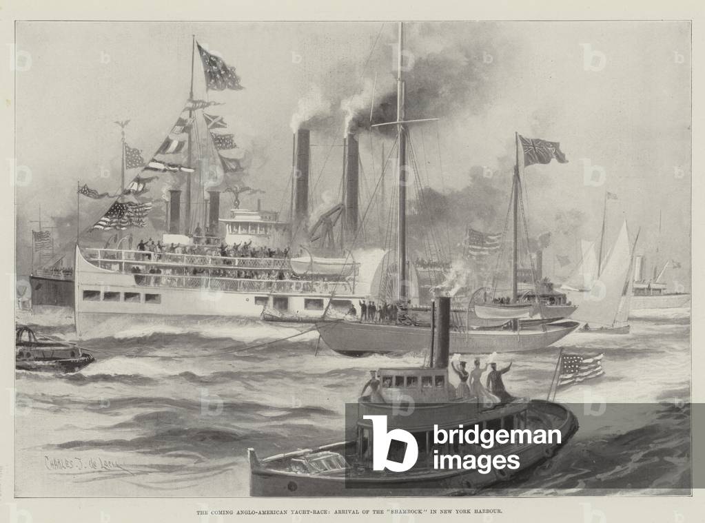 The Coming Anglo-American Yacht-Race, Arrival of the 