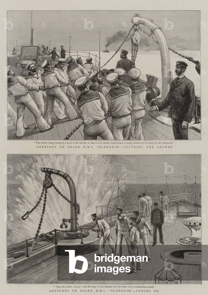Sketches on Board HMS 