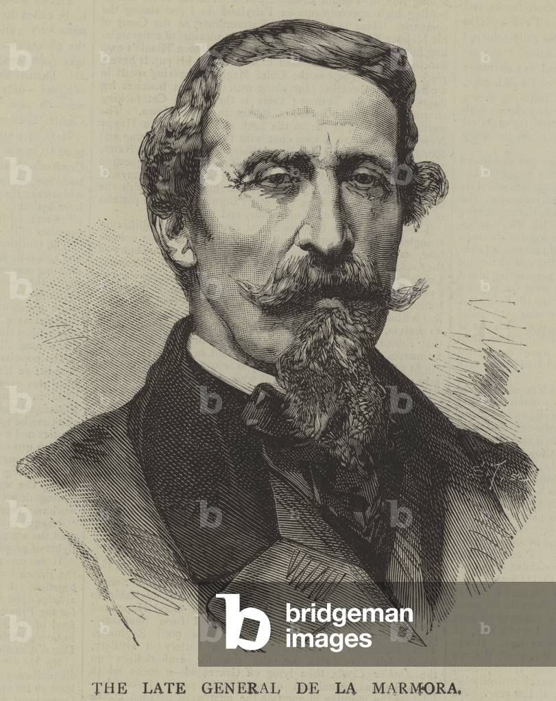 The Late General de la Marmora (engraving)