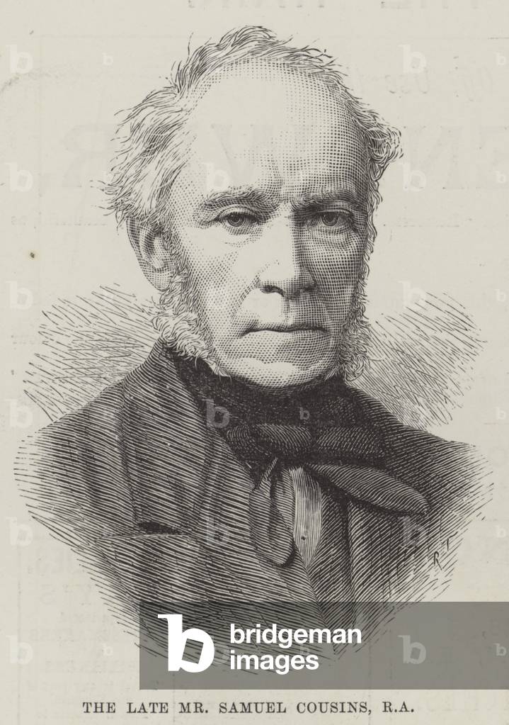 The late Mr Samuel Cousins, RA (engraving)
