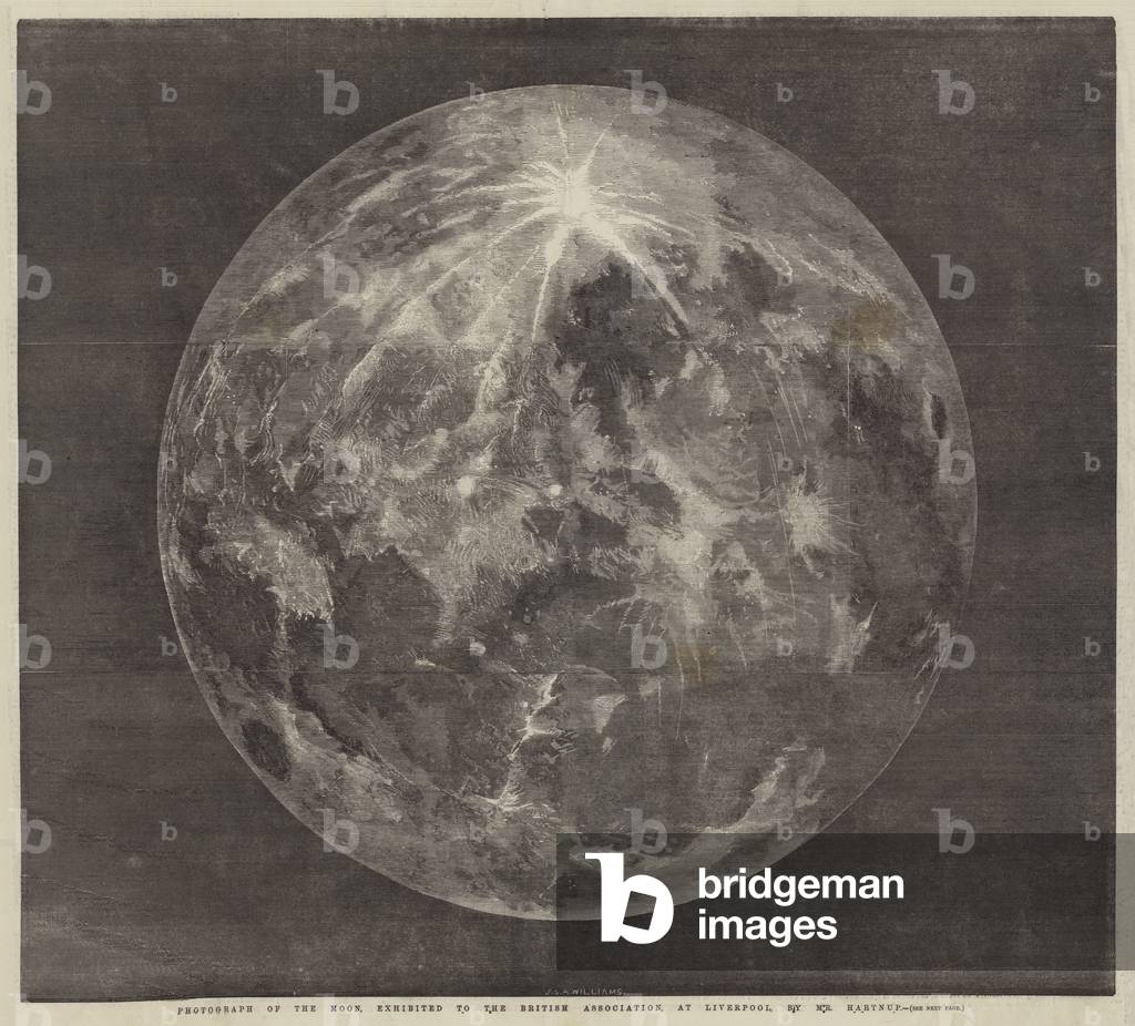 Photograph of the Moon (engraving)