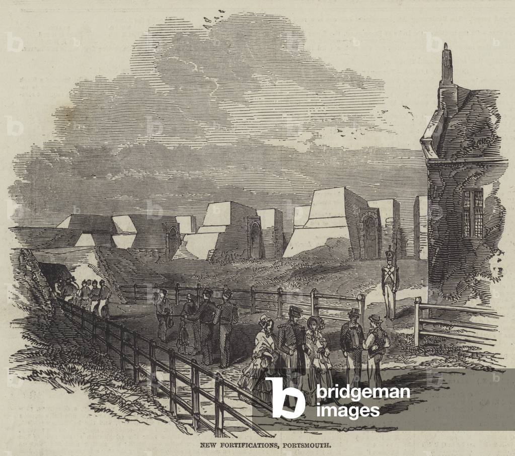New Fortifications, Portsmouth (engraving)