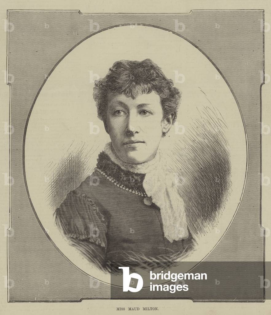 Miss Maud Milton (engraving)