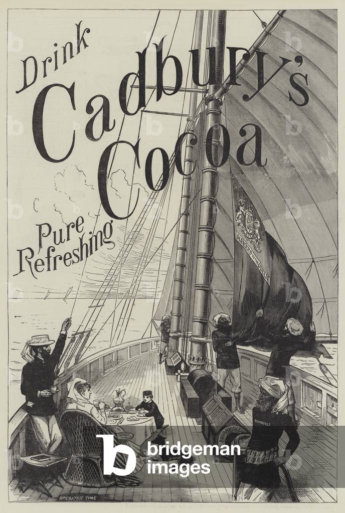 Advertisement, Cadbury's Cocoa (engraving)