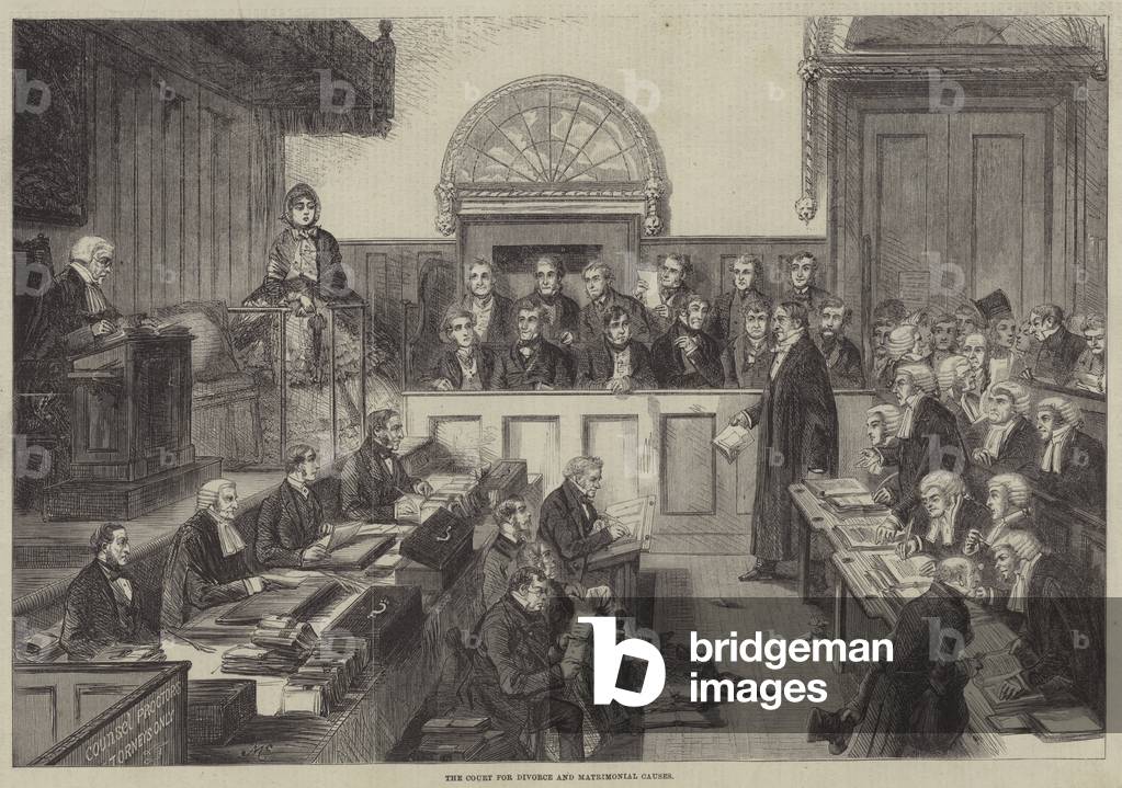 The Court for Divorce and Matrimonial Causes (engraving)