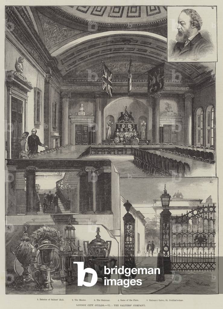 London City Guilds, the Salters' Company (engraving)
