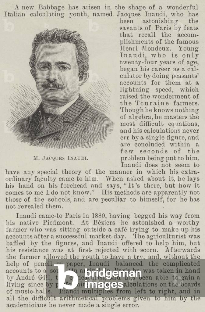 M Jacques Inaudi (engraving)