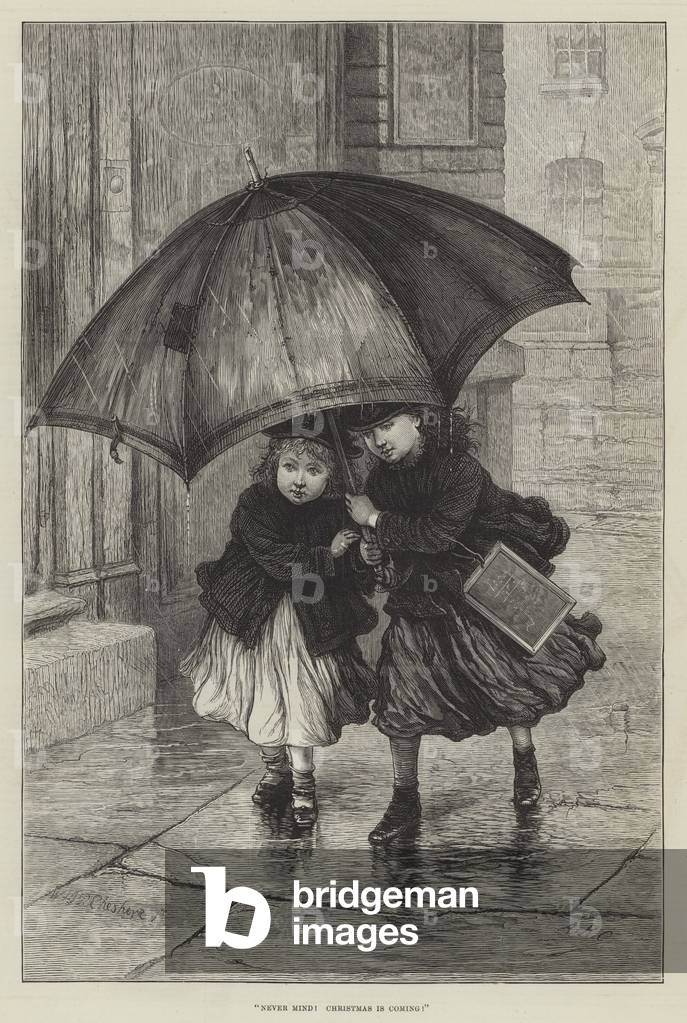 Never Mind! Christmas is coming (engraving)