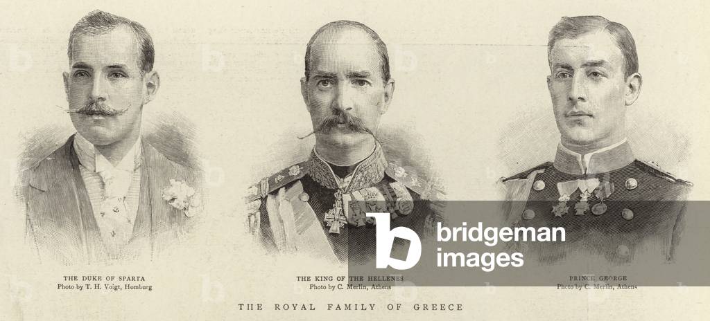 The Royal Family of Greece (engraving)