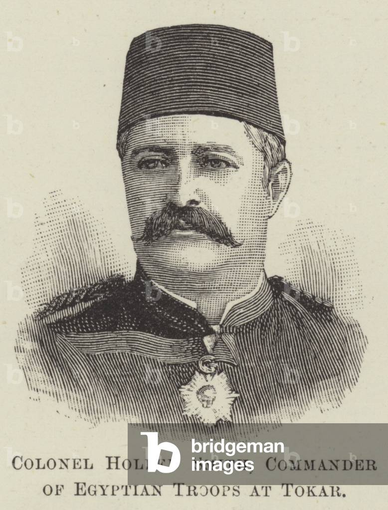 Colonel Holled Smith, Commander of Egyptian Troops at Tokar (engraving)