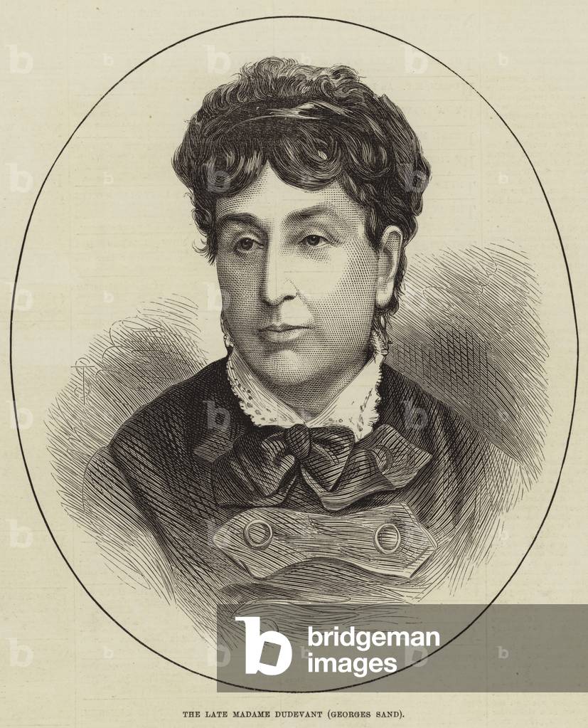 The Late Madame Dudevant, Georges Sand (engraving)