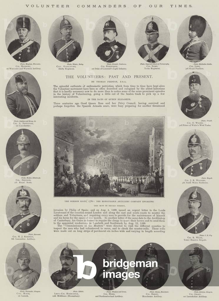 Volunteer Commanders of Our Times (b/w photo)