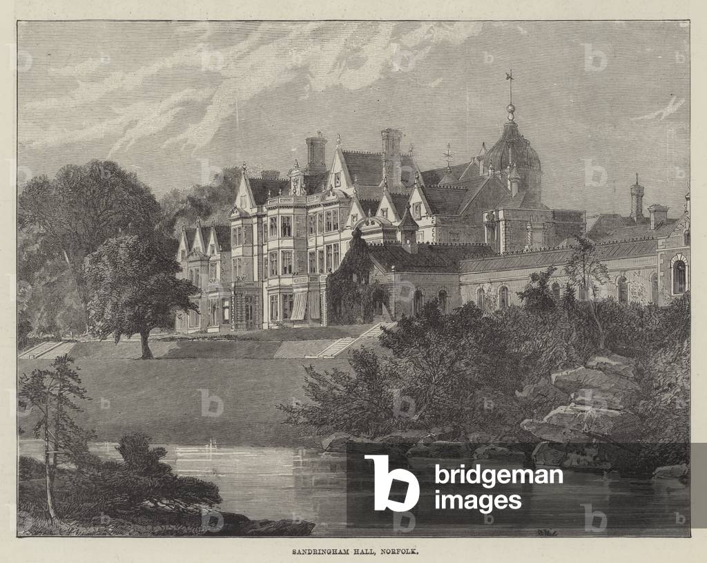 Sandringham Hall, Norfolk (engraving)