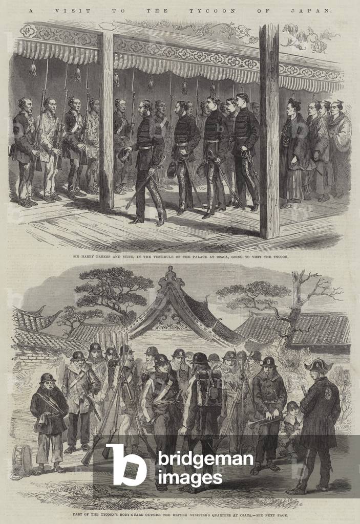 A Visit to the Tycoon of Japan (engraving)
