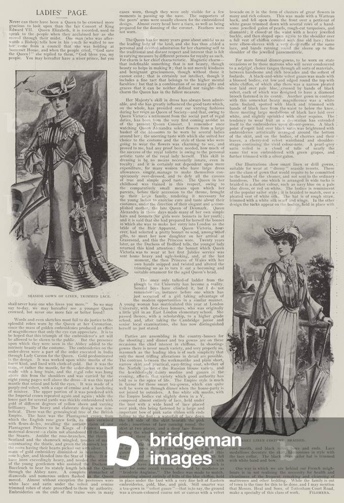 Ladies' Page (litho)