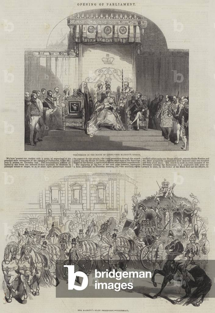 State Opening of Parliament (engraving)