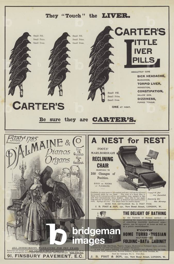 Page of Advertisements (engraving)