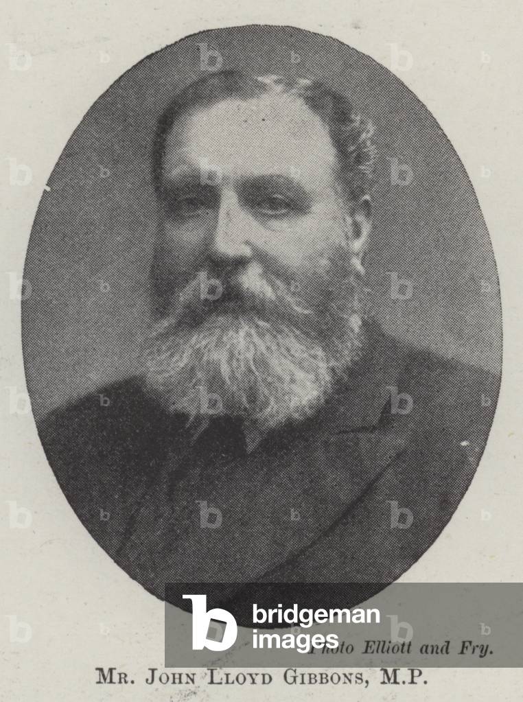 Mr John Lloyd Gibbons, MP (b/w photo)
