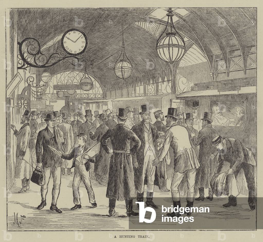 A Hunting Train (engraving)