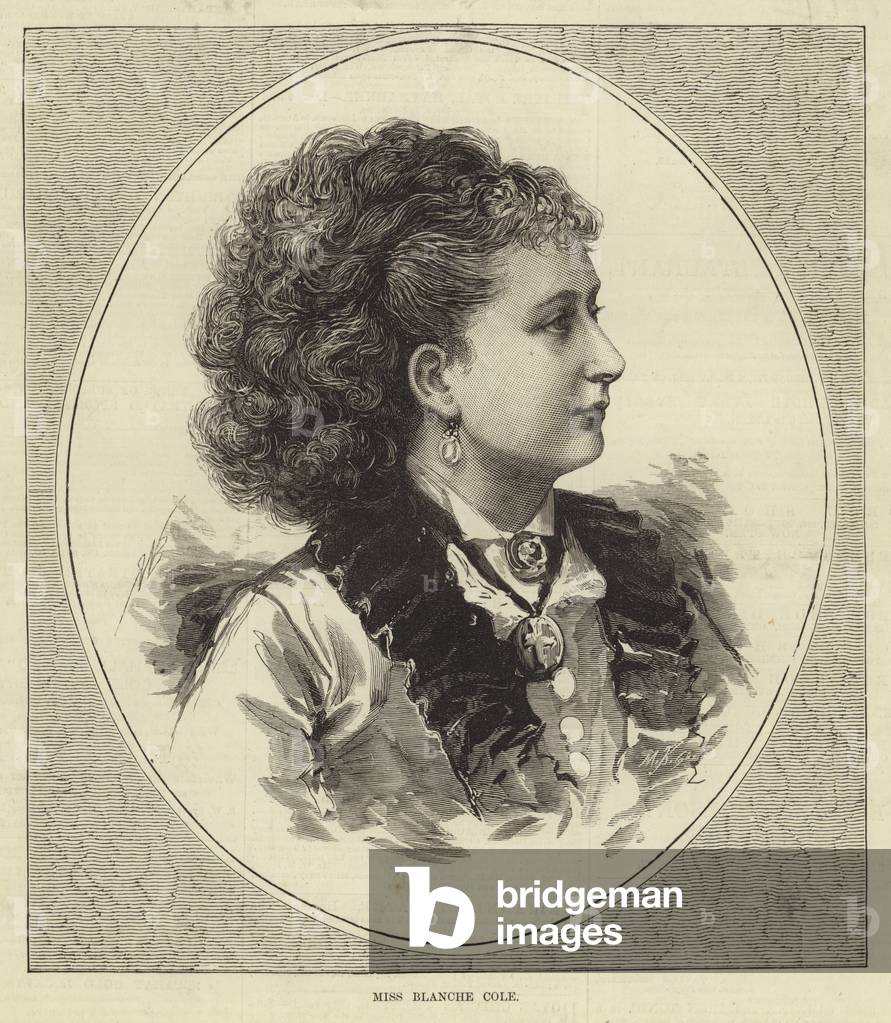 Miss Blanche Cole (engraving)