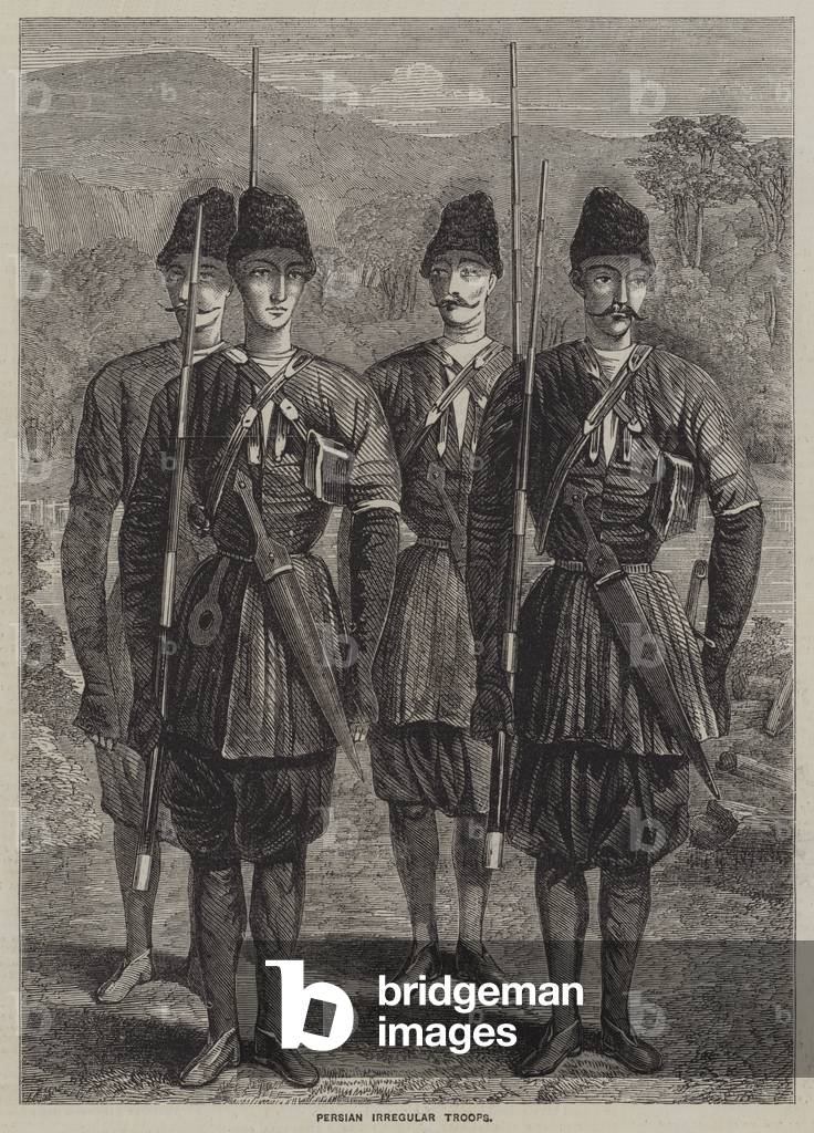 Persian Irregular Troops (engraving)