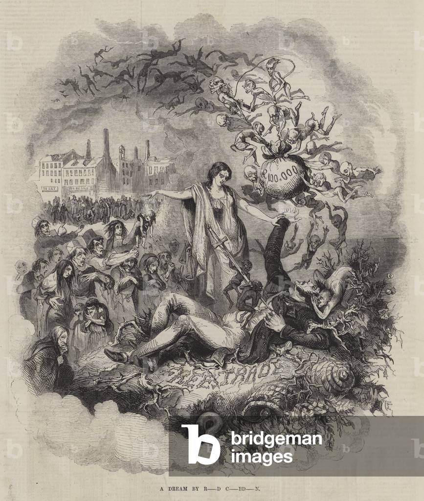 A Dream by Richard Cobden (engraving)