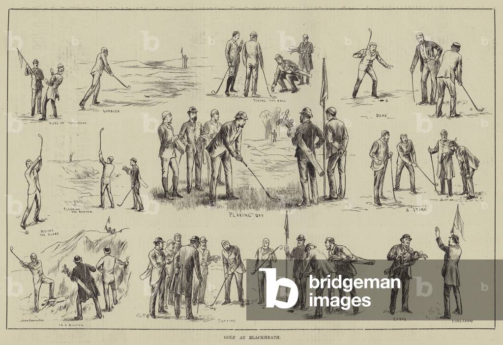 Golf at Blackheath (engraving)