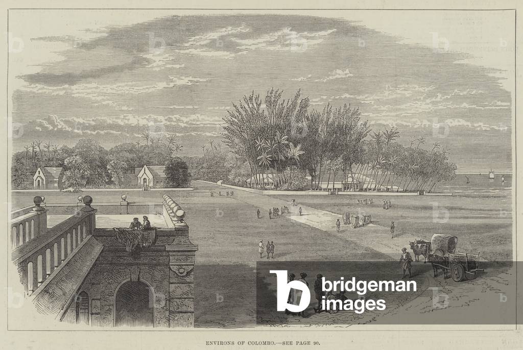 Environs of Colombo (engraving)