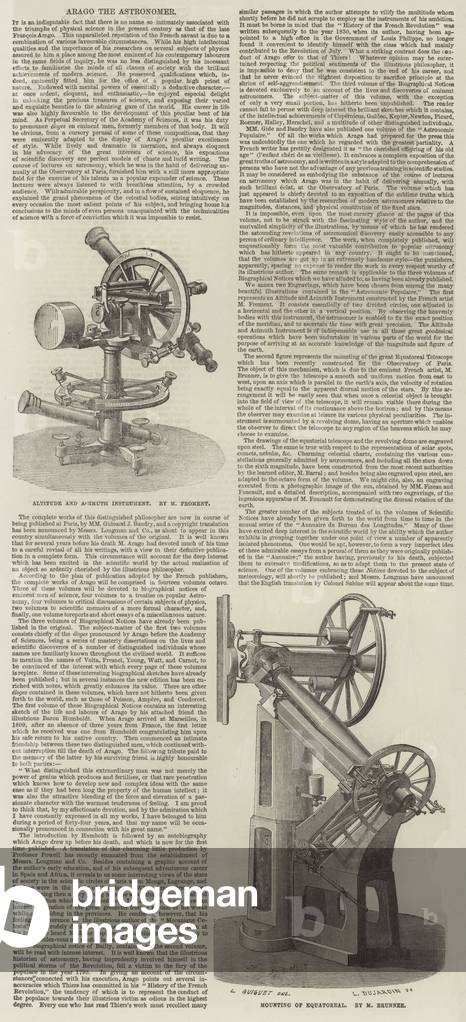 Arago the Astronomer (engraving)