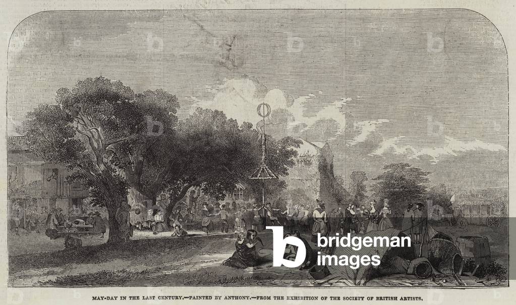 May-Day in the Last Century (engraving)