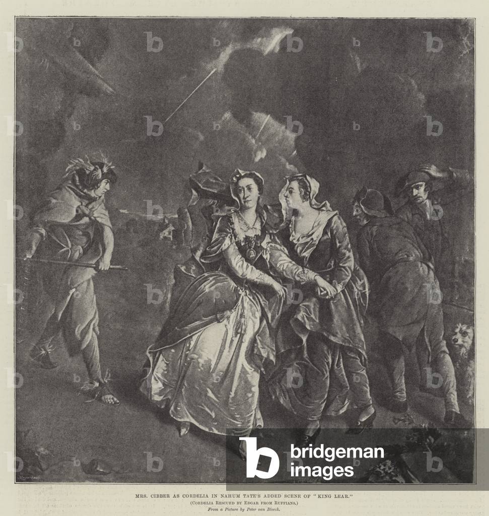 Mrs Cibber as Cordelia in Nahum Tate's Added Scene of 