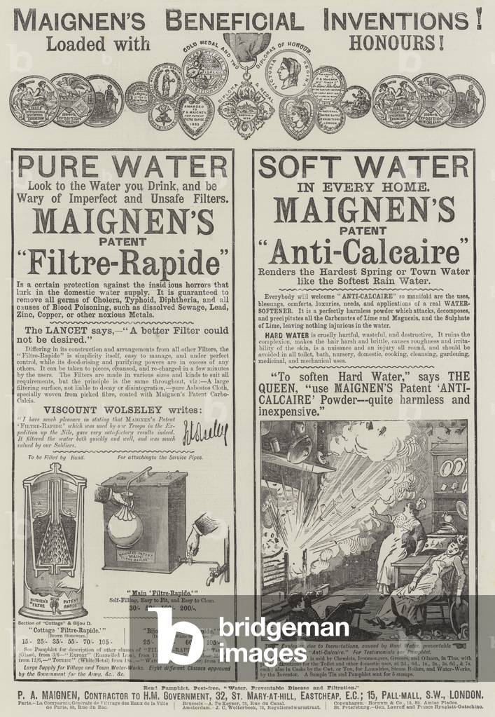 Page of Advertisements (engraving)
