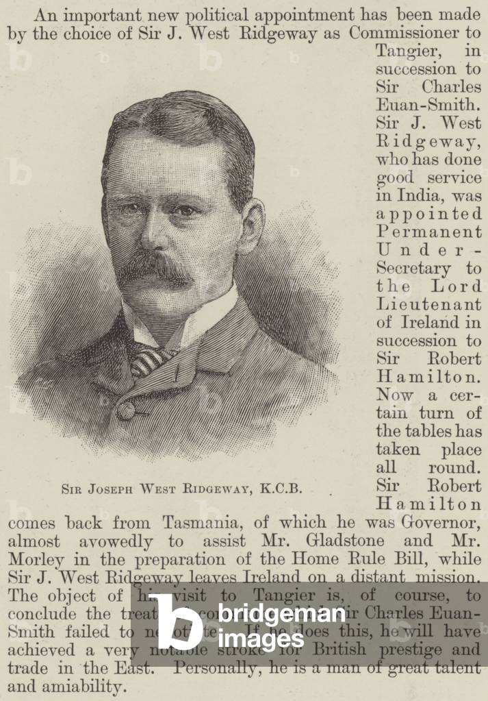 Sir Joseph West Ridgeway, KCB (engraving)