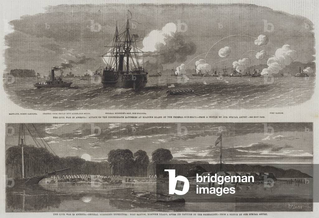 The Civil War in America (engraving)