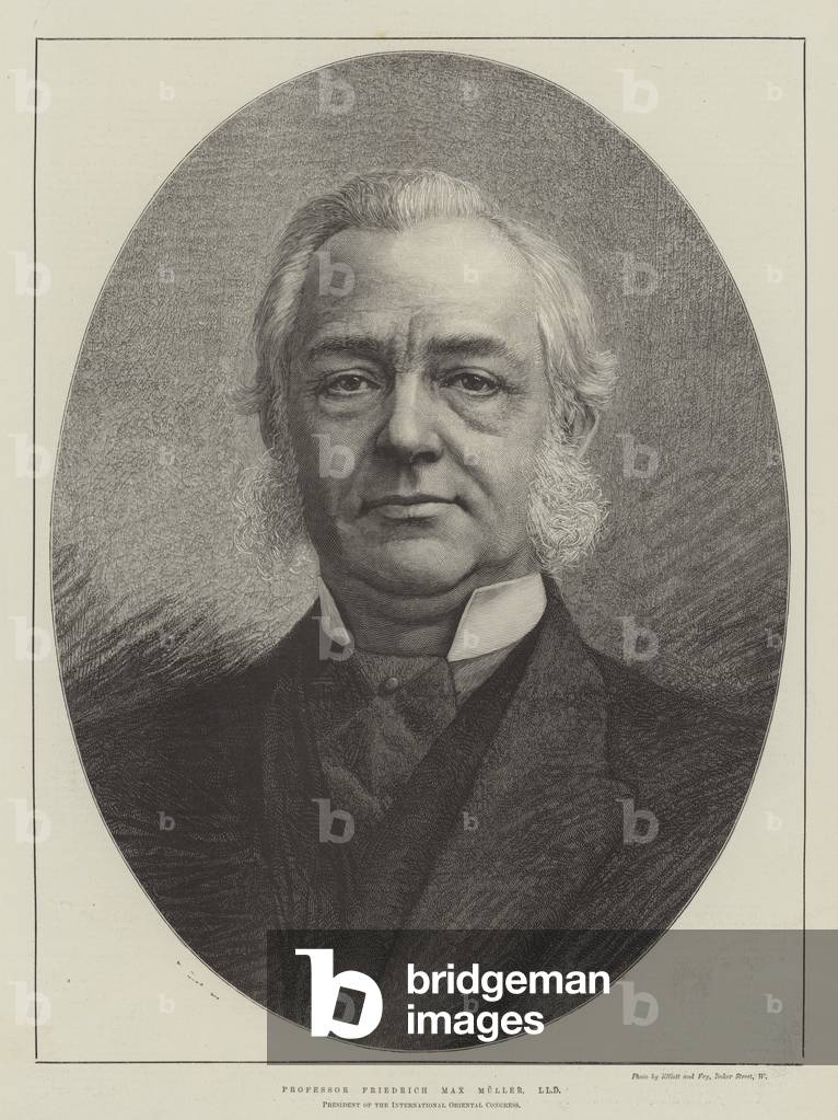 Professor Friedrich Max Muller, LLD (engraving)