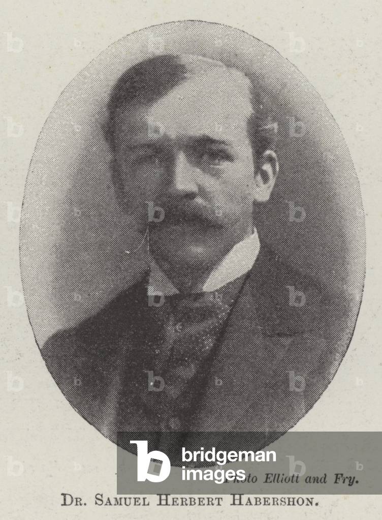 Dr Samuel Herbert Habershon (b/w photo)