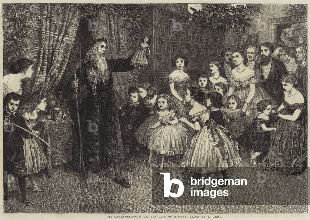 Old Father Christmas; or, The Cave of Mystery (engraving)