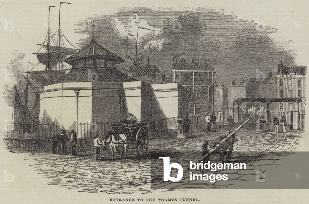 Entrance to the Thames Tunnel (engraving)