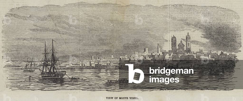 View of Monte Video (engraving)