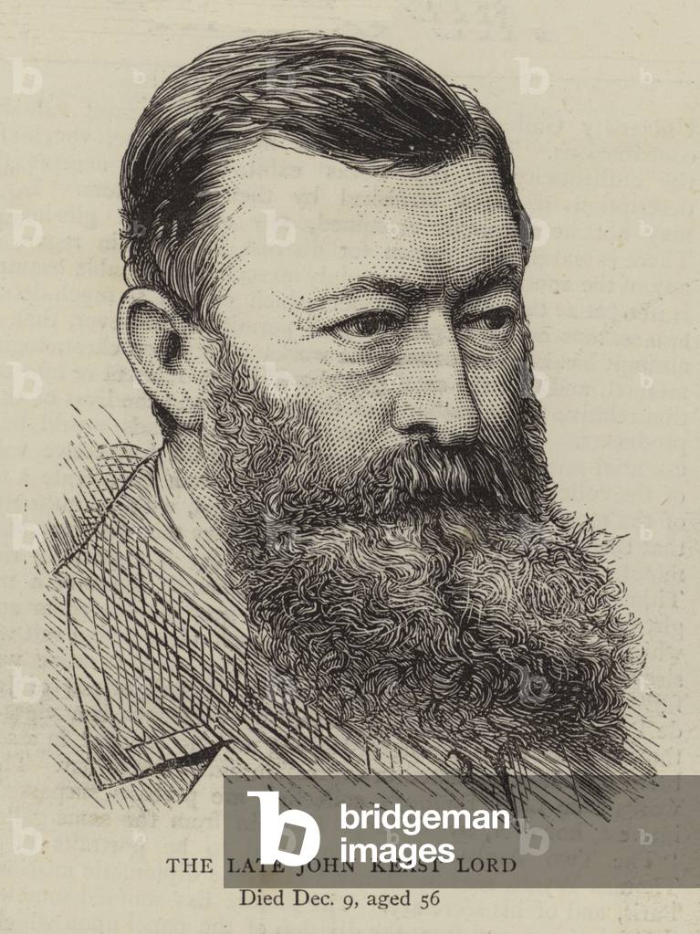The Late John Keast Lord (engraving)