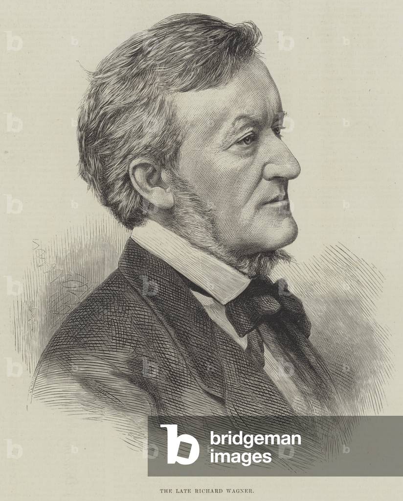 The late Richard Wagner (engraving)
