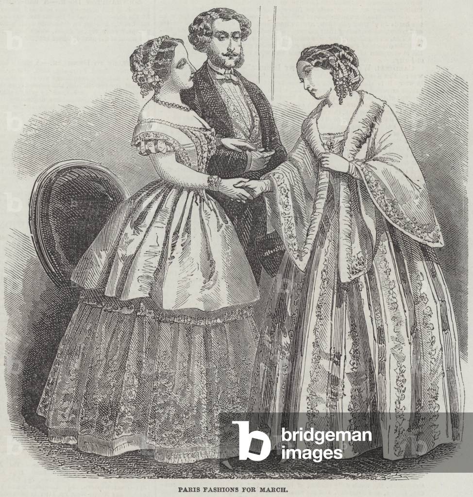 Paris Fashions for March (engraving)