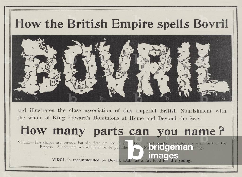 Advertisement, Bovril (engraving)